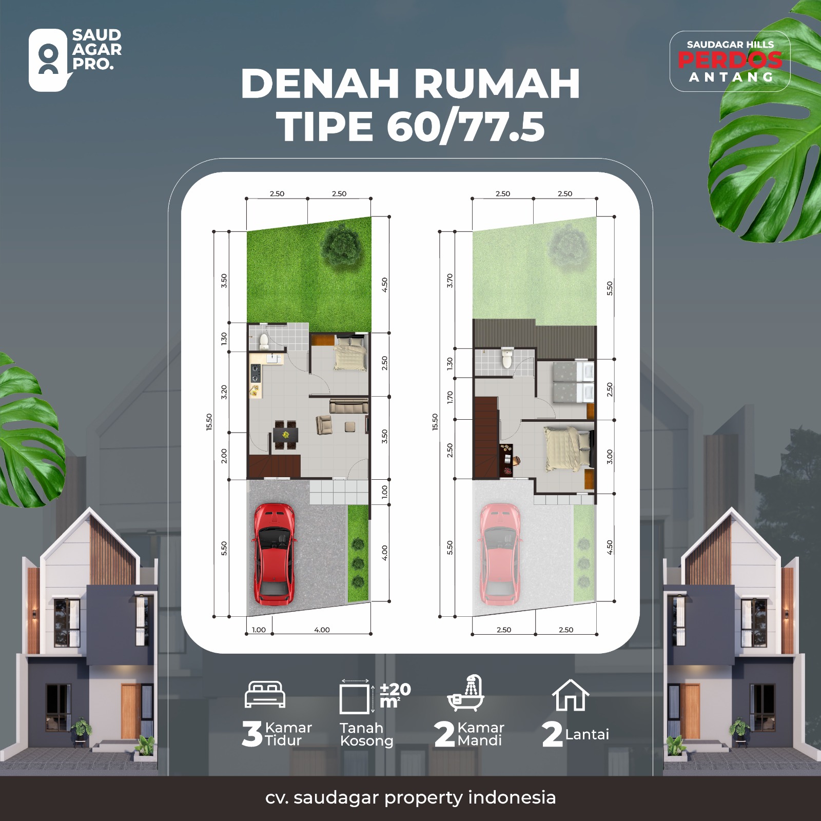 Saudagar Hills Denah Rumah